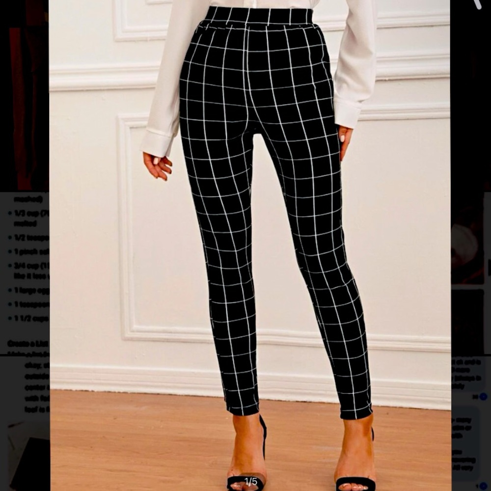 High waisted skinny pants, size 2